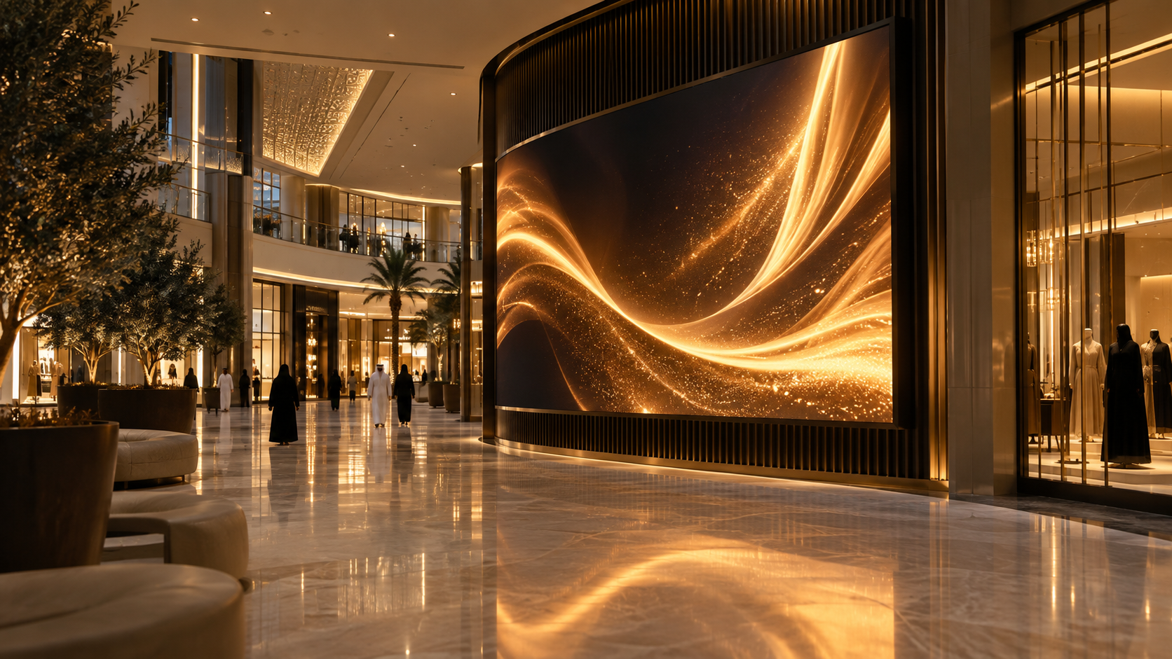 Johra LED display advertising