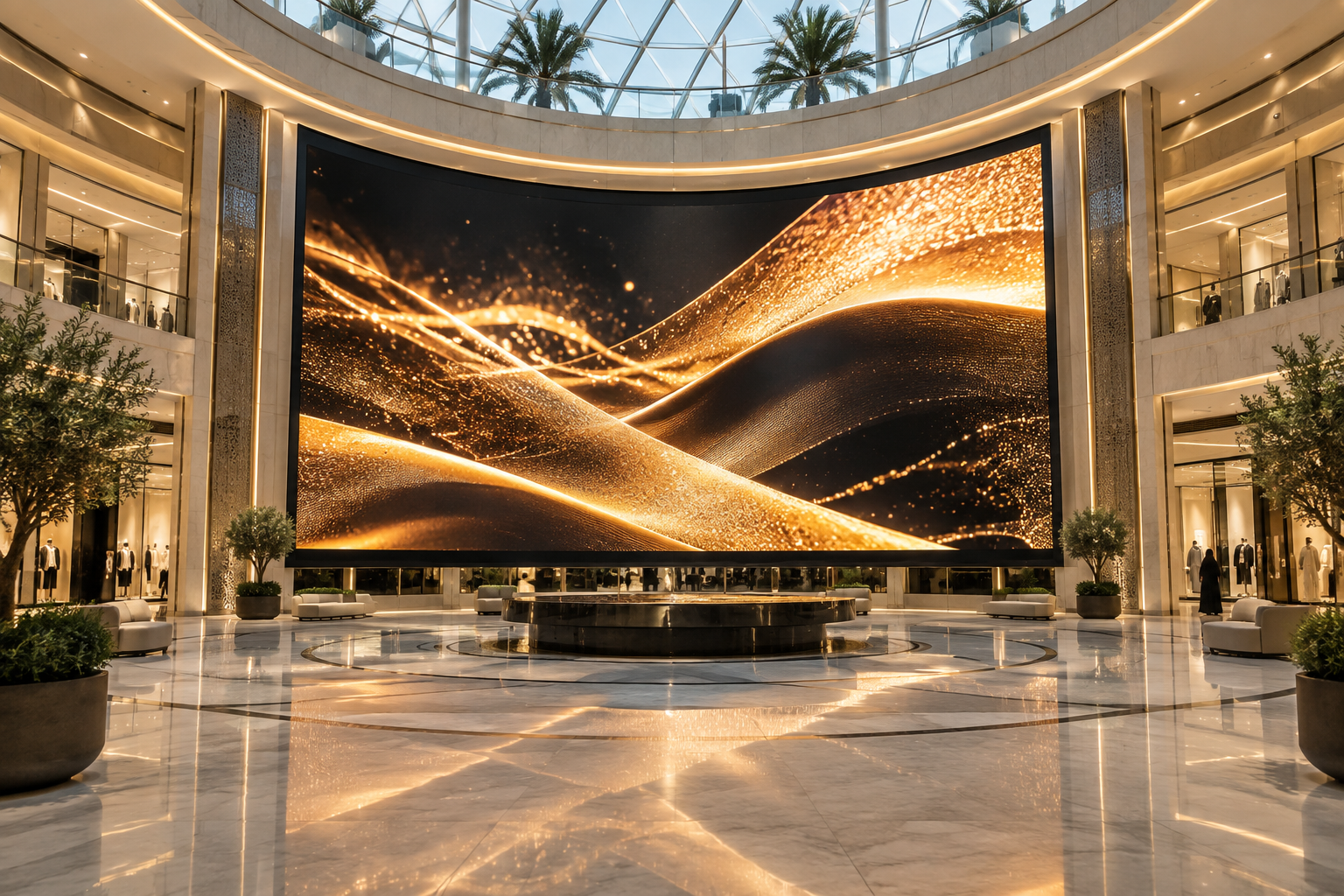 Luxury Retail Atrium Video Wall