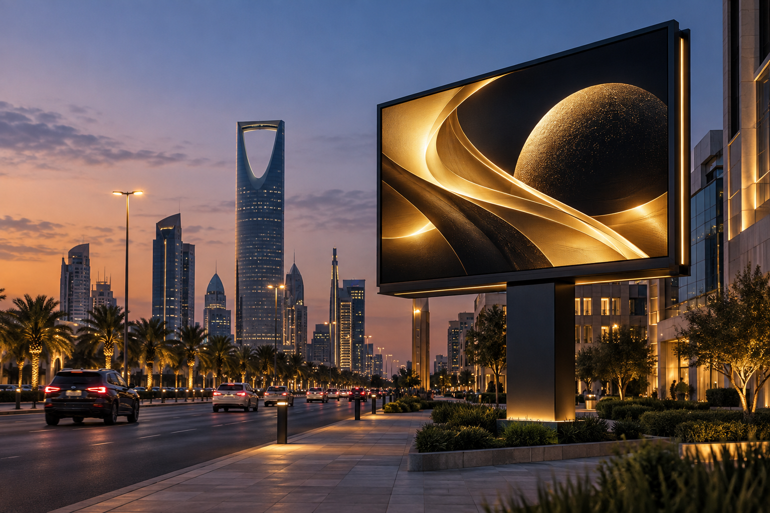 Riyadh Boulevard Digital Billboard