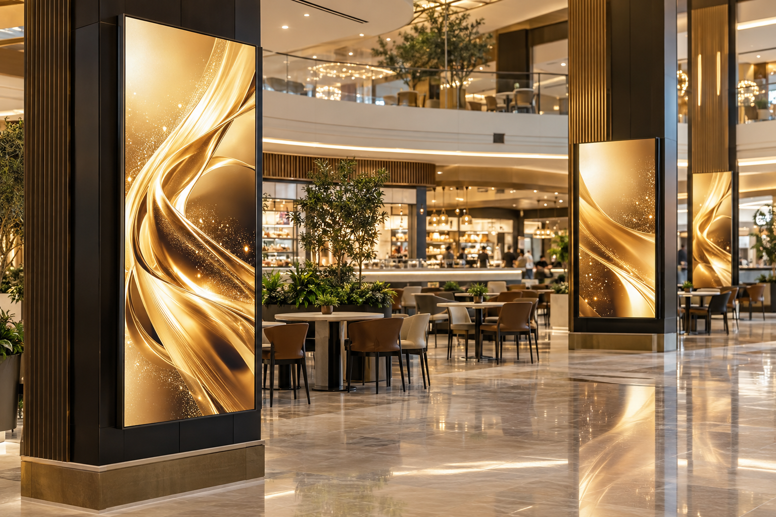 Mall Food Court Digital Signage