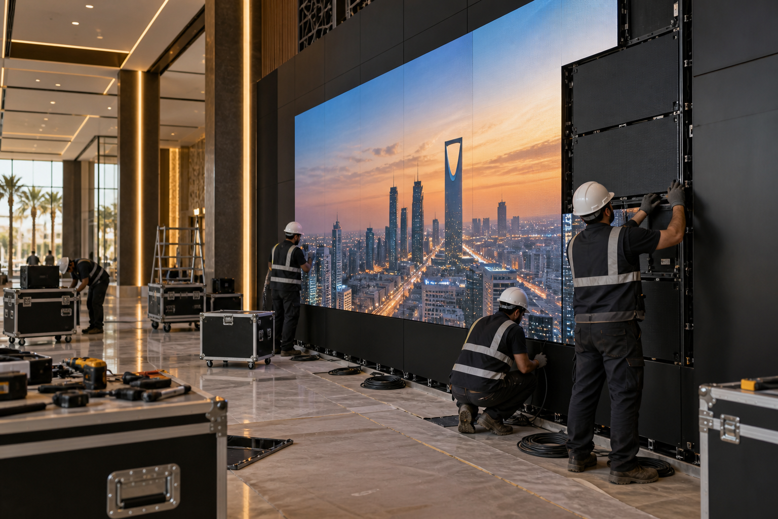 Commercial Venue LED Wall Installation